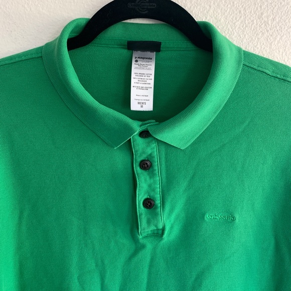 Patagonia Other - Patagonia Green Polo Medium Organic Cotton